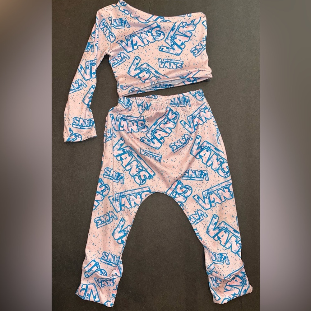 Vans Pink and Blue Logo Set